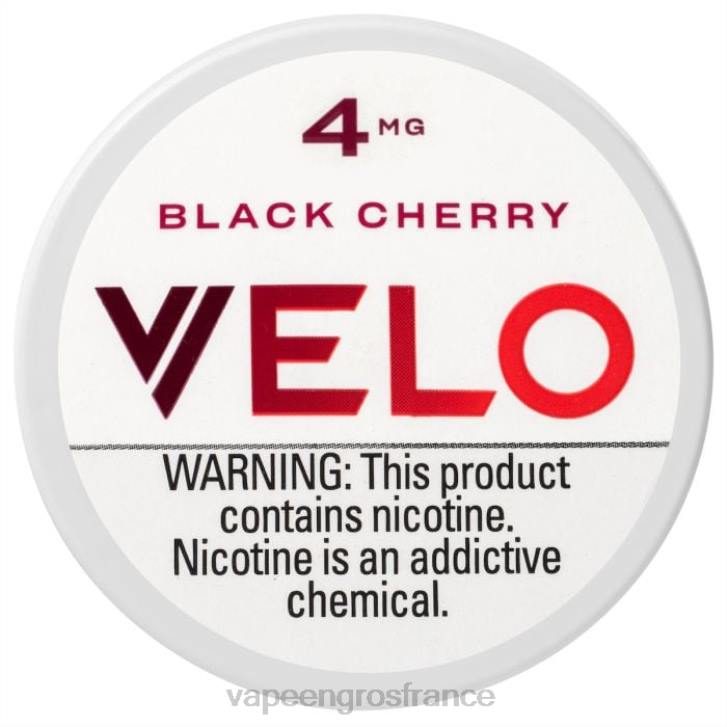 02JZ37 - Vape France Prix cerise noire VELO sachet de nicotine 4mg