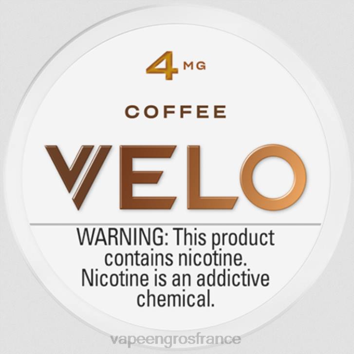 02JZ43 - Cigarette Electronique France café VELO sachet de nicotine 4mg