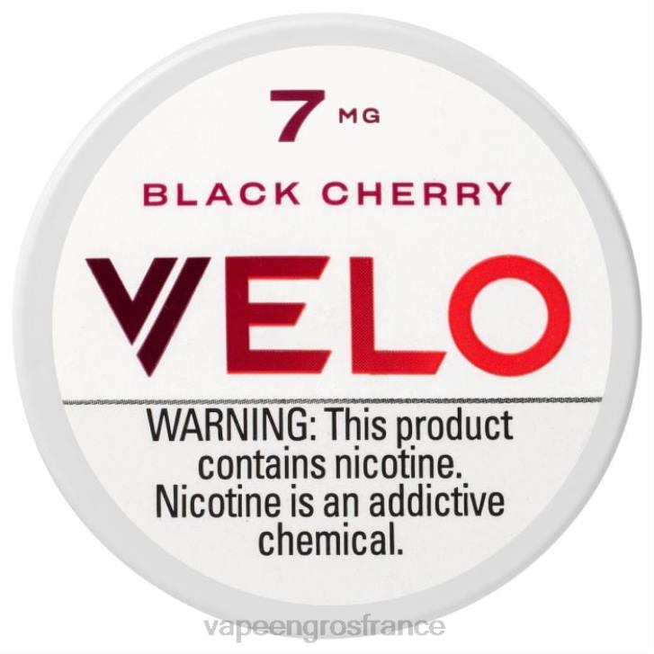 02JZ46 - Vapoteuse En Gros cerise noire VELO sachet de nicotine 7mg