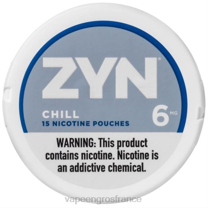 02JZ21 - Vape France Paris froideur ZYN sachet de nicotine 6mg