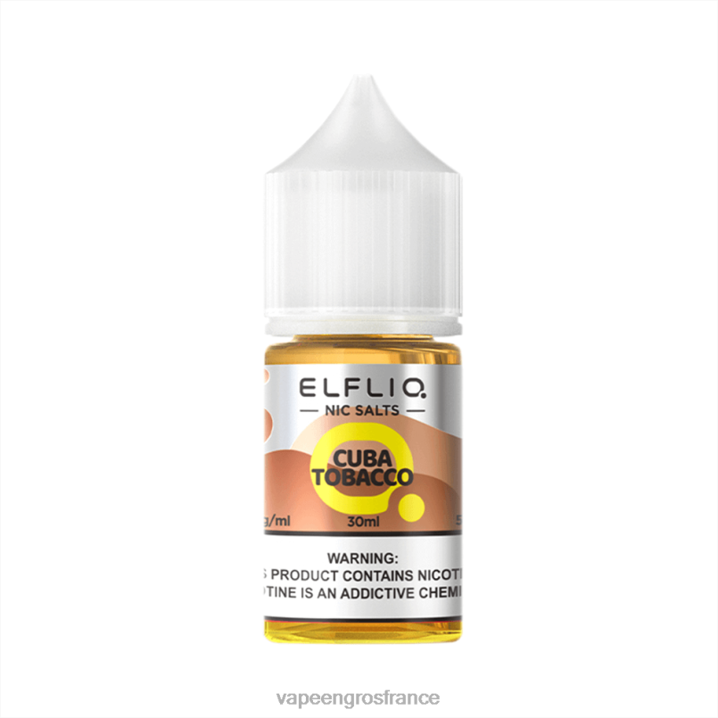 6BBJL16 tabac à Cuba ELFBAR ELFLIQ nic sel 30ml