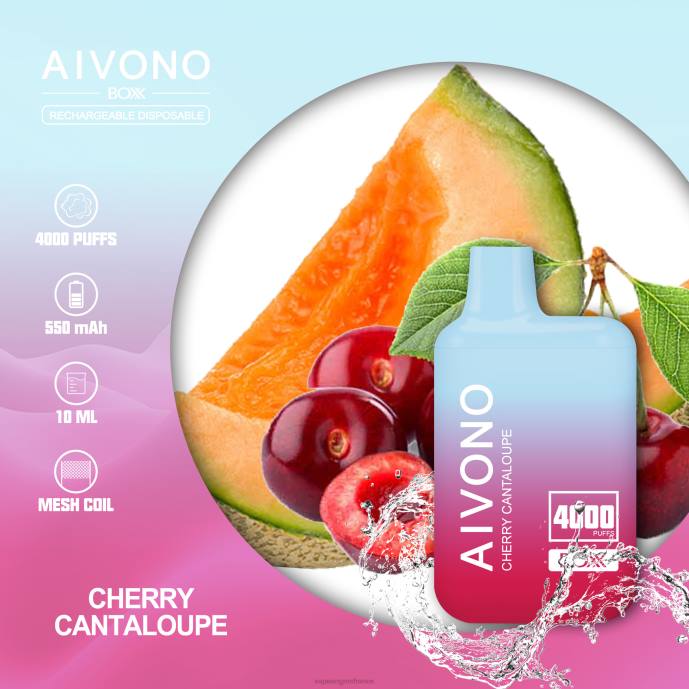 Aivono AIM BOXX 4000 cantaloup cerise - 80H8223 Eliquide France