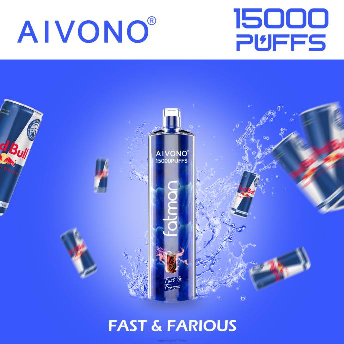 Aivono FATMAN 15000 rapide et furieux - 80H818 Vape France Prix