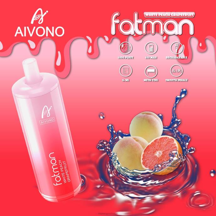 Aivono FATMAN 6800 pamplemousse - 80H825 Cigarette Electronique En Gros