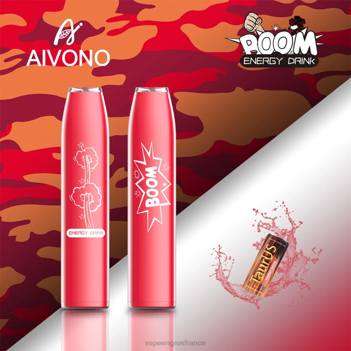 Aivono AIM BOOM 600 boisson énergisante - 80H8358 Vape France Prix