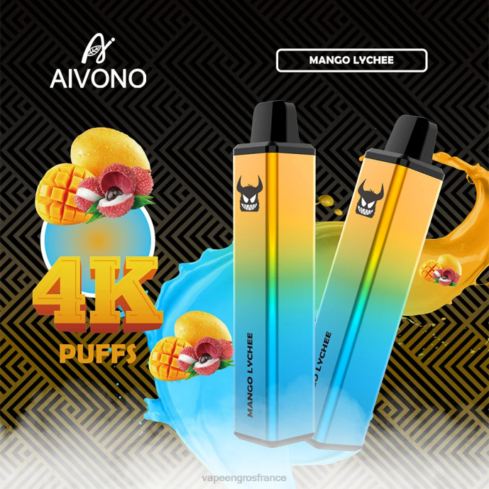 Aivono AIM FREAK 4000 litchi mangue - 80H8262 Vape France Paris