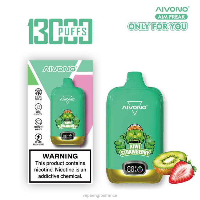 Aivono AIM FREAK 13000 kiwi fraise - 80H8246 Eliquide En Gros