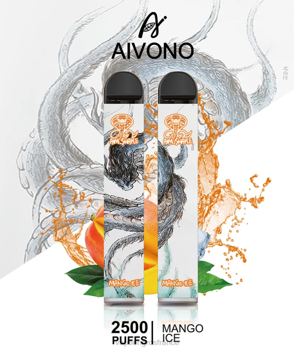 Aivono AIM SNAKE 2500 glace à la mangue - 80H8313 Eliquide France