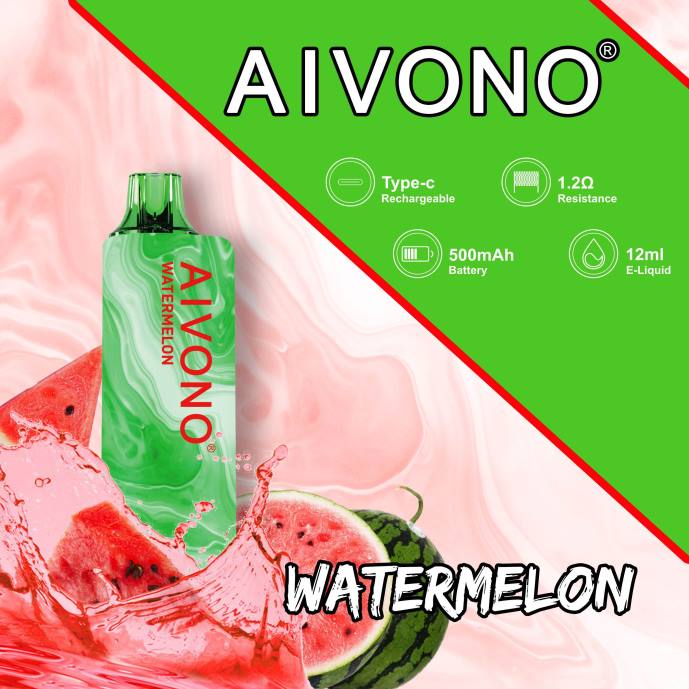 Aivono AIM GUN 7000 pastèque - 80H8110 Vape France Online