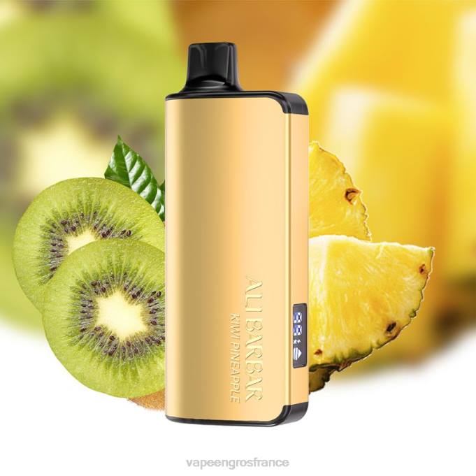 Eliquide France LZ6J38 Alibarbar Ingot 20000 vapes jetables ananas kiwi