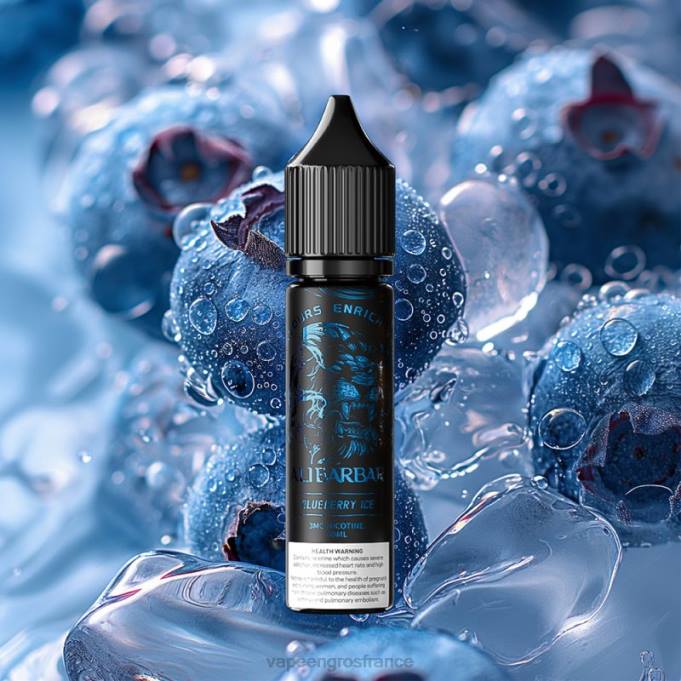 Vape France Paris LZ6J86 Alibarbar narguilé onyx glace aux myrtilles