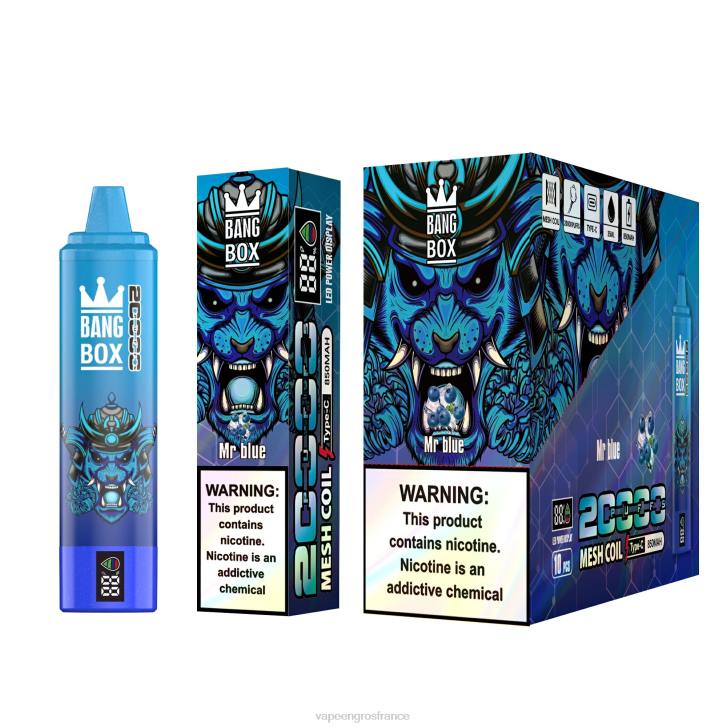 02JZ129 - Vape France Online monsieur bleu Bang Box 20000