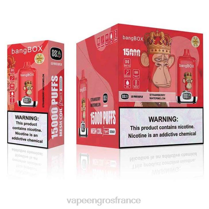 02JZ136 - Vapoteuse En Gros pastèque fraise Bang Box 15000