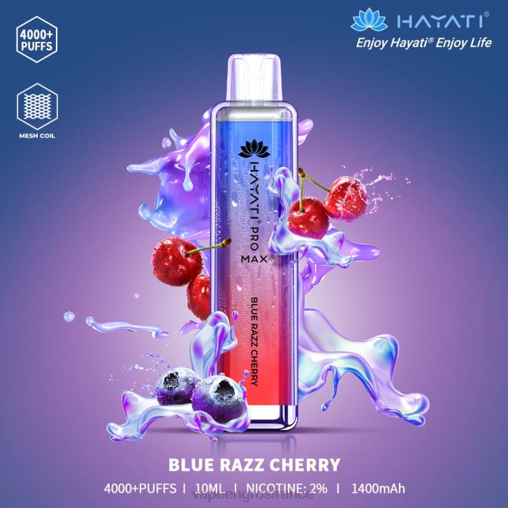 02JZ148 - Vape France Promotion cerise bleue Hayati Pro Max 4000