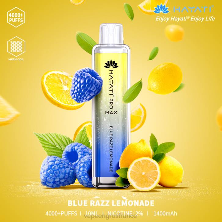 02JZ149 - Vape France Online limonade bleue Hayati Pro Max 4000