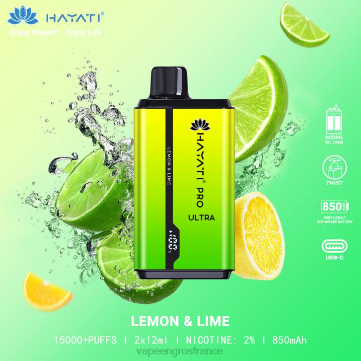 02JZ208 - Vape France Promotion citron vert Hayati Pro Ultra