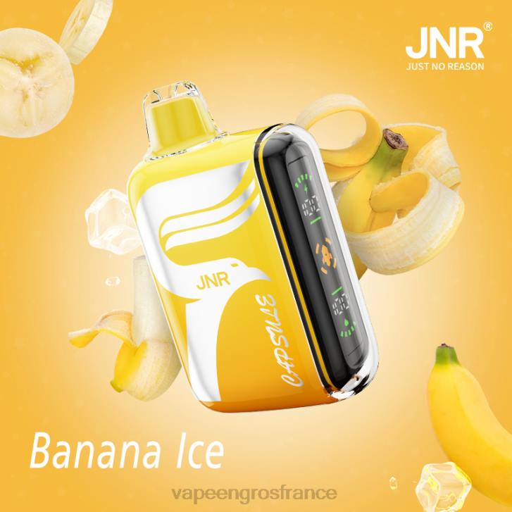 02JZ598 - Vape France Promotion glace à la banane JNR CAPSULE