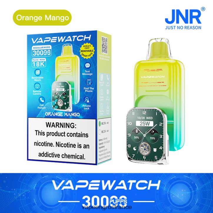 000Z2 JNR montre vape mangue orange