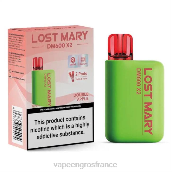 02JZ471 - Vape France Paris double pomme LOST MARY DM600 X2