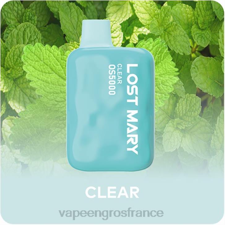 02JZ489 - Vape France Online clair LOST MARY OS5000