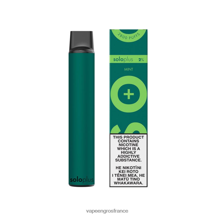 Eliquide France 4JHH0D33 - Solo Plus vape jetable menthe